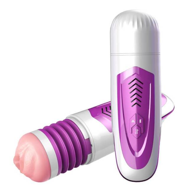 Thrusting Vibrating Warming Male Masturbation Cup With Female Audio