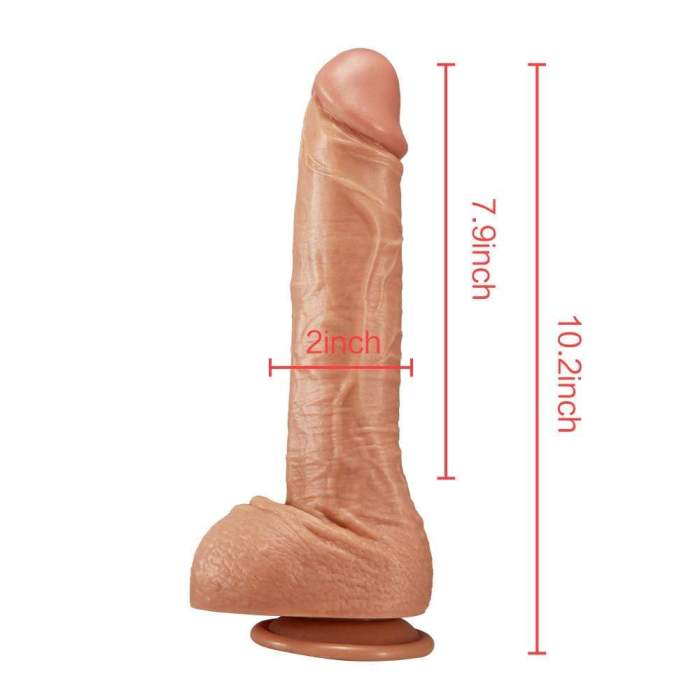 10.2” Realistic Huge-Sized Dildo