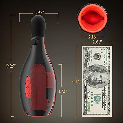 Sucking Vibrating Heating Handjob Cup with Built-in Airbag