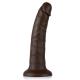 9.05-Inch Black Manual Realistic Suction Cup Dildo