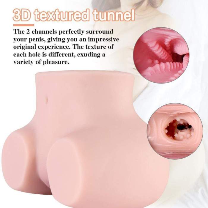 7.08'' Dual Holes Charming Chubby Buttock