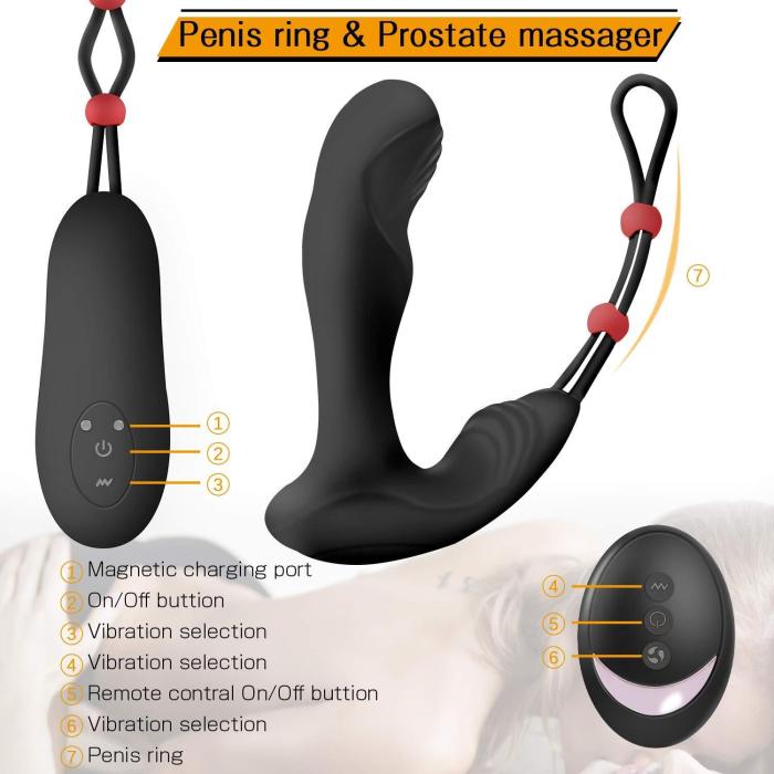 JUNAI™ Remote Control Prostate Massager