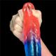 Lovetoy 8 Inch Suction Cup Multicolor Lifelike Dildo