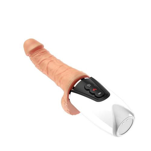 Realistic Dildo Vibrator Sex Machine Telescopic Dong Auto Thrusting Heat Sex Toy