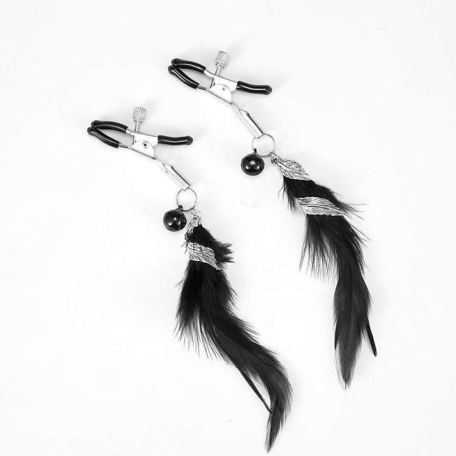 Bell Feather Nipple Clamps