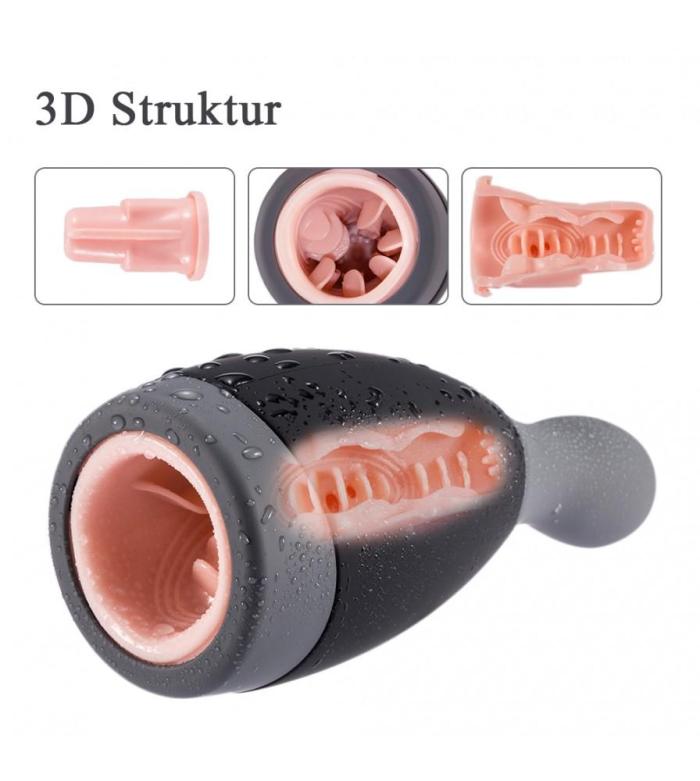 4D Automatic Stroker Vibrating Male Masturbators Cup