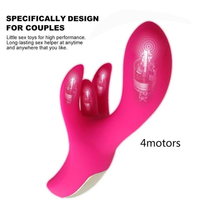 12+8 Vibration G Spot Vibrator Labia Clitoris Stimulate Bullet Dildo Adult Couples Sexshop Erotic Vibrador Sex Toys For Women