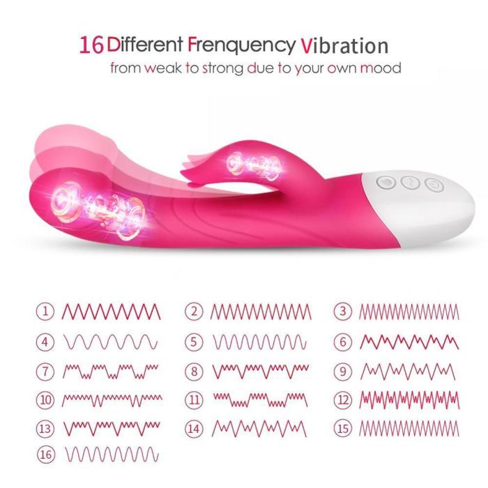LEVETT 64 Vibration Rabbit Vibrators For Women Dildos Erotic Sex Toys femme Clitoris Stimulate Magic Vagina G Spot Wand Wibrator