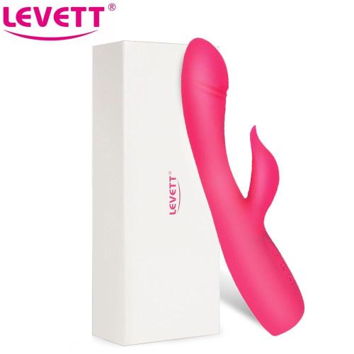 LEVETT Dildo Rabbit Vibrator Sex Toy for Women Wand Massager G Spot Clitoris Stimulate Adult Usb Heated Erotic Masturbator Shop