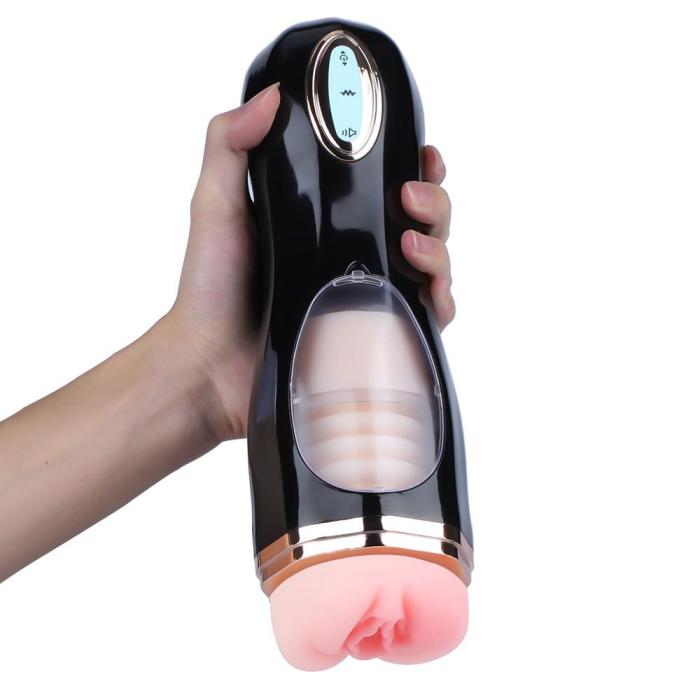 Cheap Vibrating Thrusting Suction Sex Toys for Men