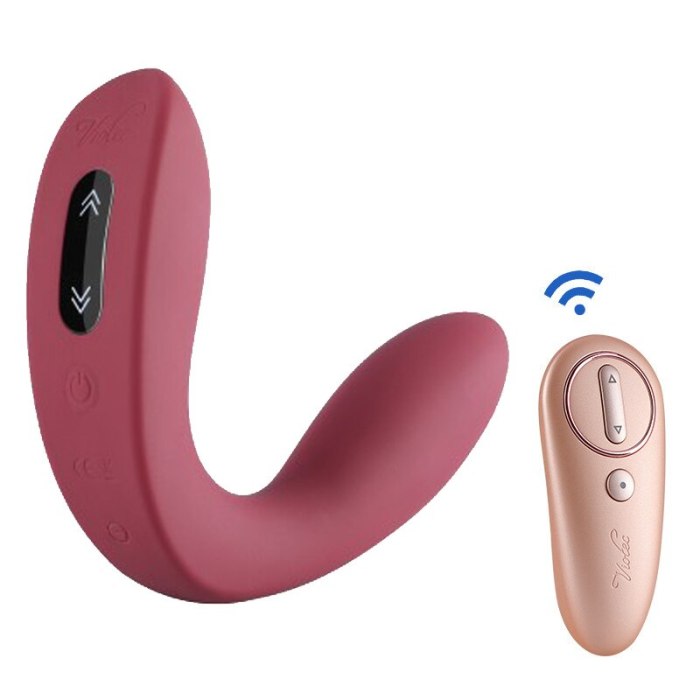 Female masturbation Sex toy clitoris stimulate bending frequency conversion vibrator wireless remote control unisex wearable fun