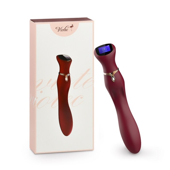 Touch Screen Massager Flexible G-Spot Stimulator Smart Phone Chip Waterproof Medical Grade Silicone 8 Modes 3 Levels Adjustment