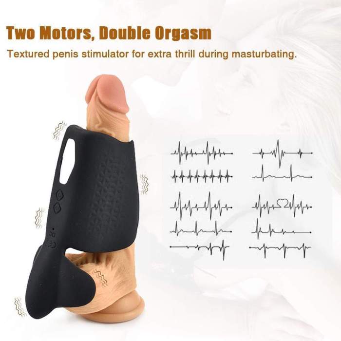 Hellofuntoys Vibrating Penis Trainer with 10 Orgasmie Speed Settings