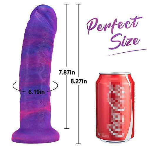 Sunset Glow Upturned Glans Thick Realistic Dildo