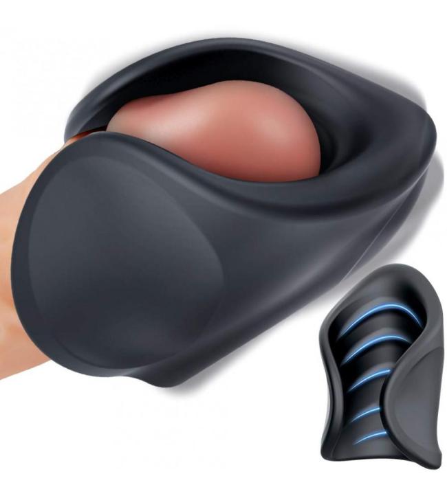 Handhold Adjustable Male Masturbator Penis Vibrator