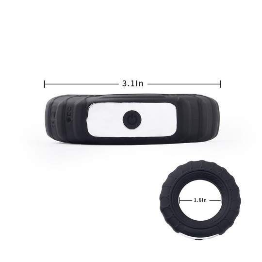Wheel-Like Wireless Remote Control 10-Frequency Vibration Cock Ring