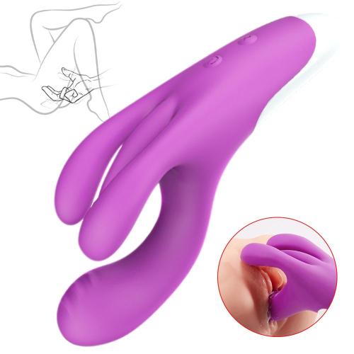 G-spot Rabbit Vibrator 3 Motors Clitoral and Vaginal Stimulator