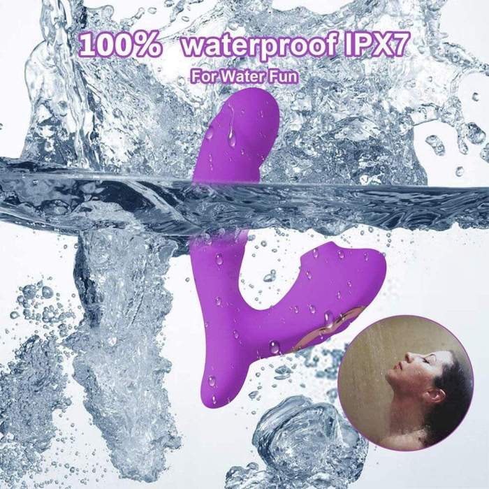 10 Vibrating 10 Sucking Modes Clitoris G Spot Stimulator
