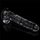 7.5” Clear Realistic Dildo with Suction Cup
