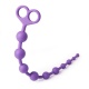 Manageable Silicone Butt Beads in Purple