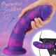 Sunset Glow Upturned Glans Thick Realistic Dildo