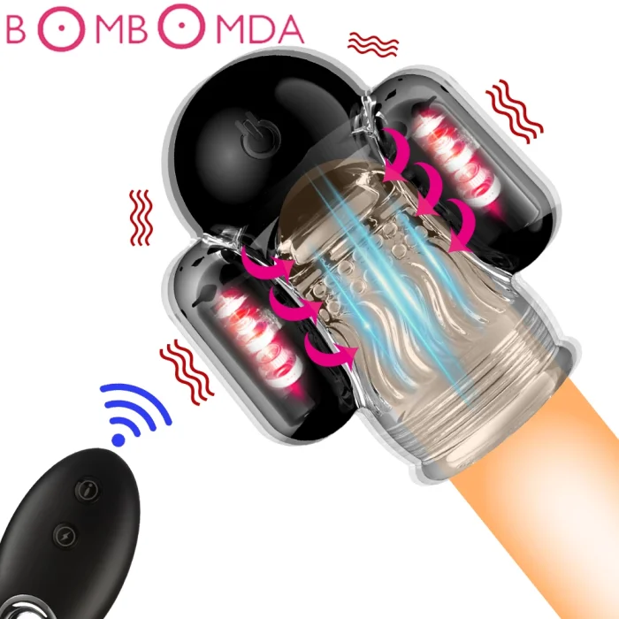 Wireless Control Glans Vibrators Male Masturbation Adult Sex Toy For Men