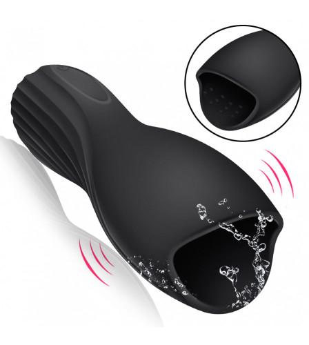 10x Penis Delay Trainer Vibrating Rechargeable Penis Pleaser