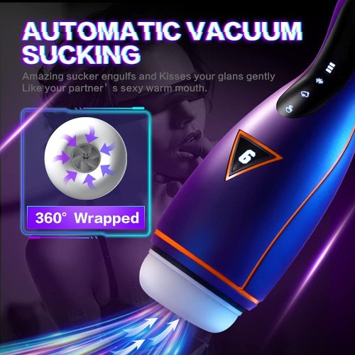 Automatic 6*4 Adjustable Modes Automatic Intelligent Masturbation Cup
