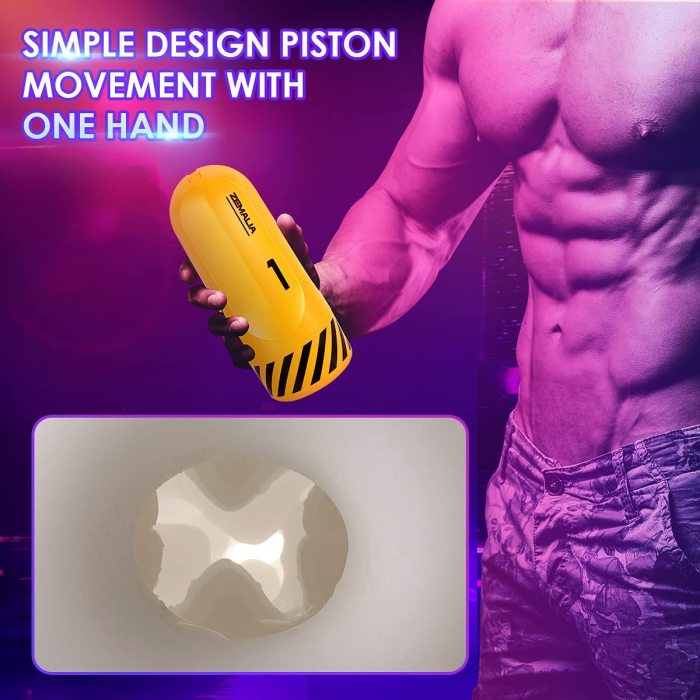 Vibrating Orgasm Waves Pleasure,Electric Machine Adult Sex Toys for Men with 6 Thrusting Vacuum Model