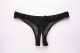 Lace & Pearls Crotchless Thong