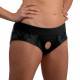 Sexbuyer Black Lace Crotchless Panty Harness
