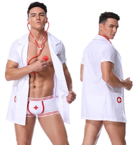 Mens Sexy Nurse Costume
