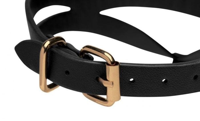 Sexbuyer Black And Gold Collar With Leash Kit