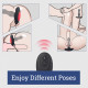 Hellofuntoys™ 3 Thrusting 10 Vibrations Anal Plug with Remote Controller