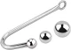 Hellofuntoys™ Stainless Steel Anal Hook With 3 Interchangeable Balls