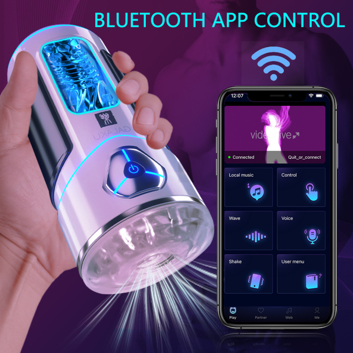 Automatic Masturbator with Voice Bluetooth APP Control