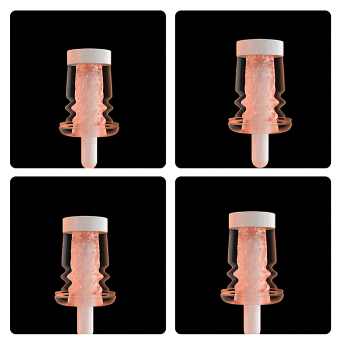 Telescopic And Automatic Heating Masturbation Cup With 4 Modes