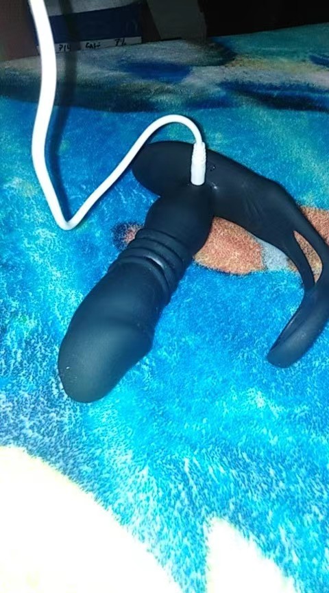 Fleshline™ David - 12 Vibrating & 3 Thrusting Silent Remote Control Prostate Massager With 2 Cock Rings photo review