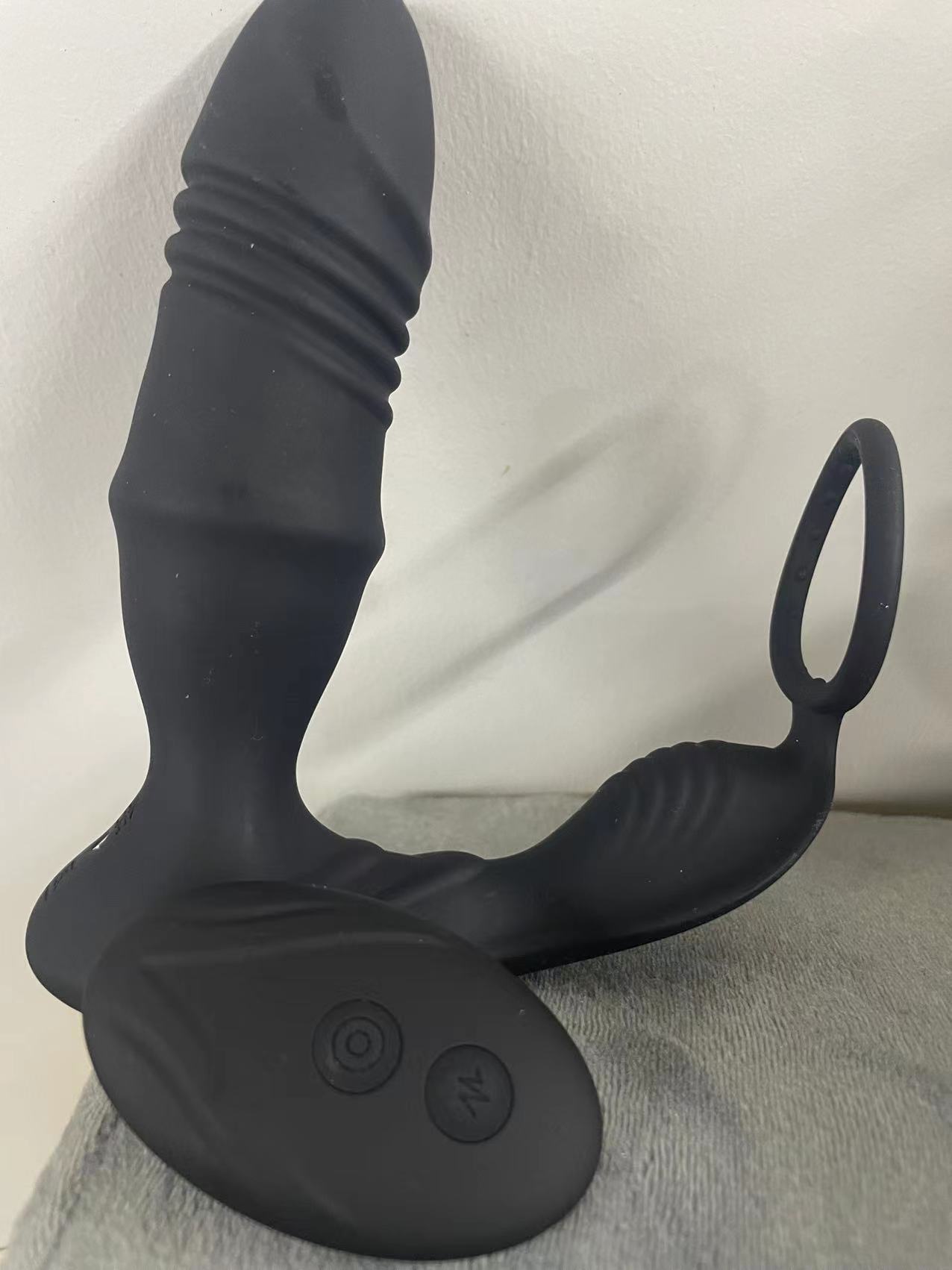 Mason APP/Controller & 9-Telescopic/Vibration & Penis Ring Locking Prostate Massager photo review