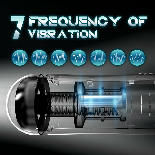 Automatic 7 Powerful Thrusting&Vibrating Male Masturbator Cup