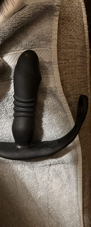 3 Thrusting & Vibrating Cock Rings Prostate Massager photo review