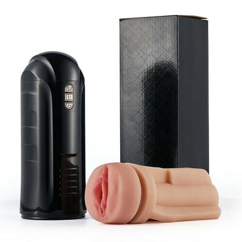 Black Widow 5 Suction 7 Vibration Electric Male Masturbator Cup