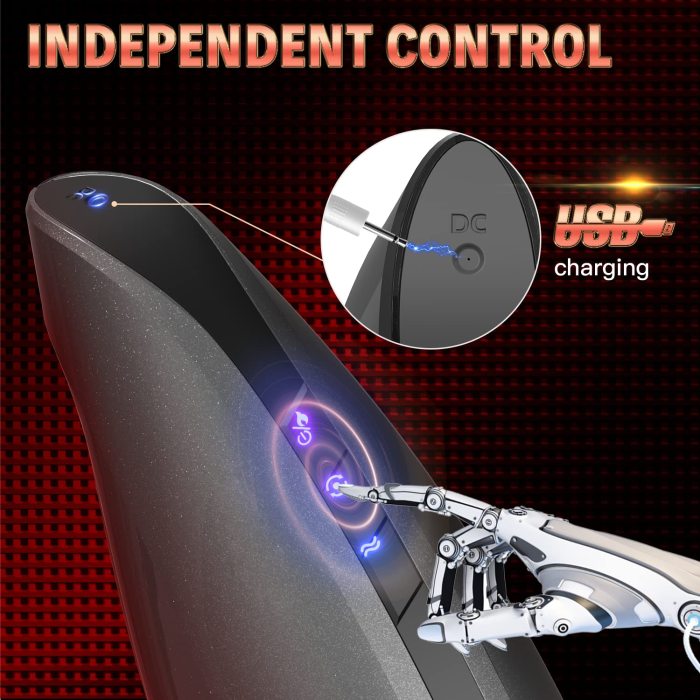 107℉ Heating-Rotating-Vibrating Electric Oral-Like Automatic Male Masturbator