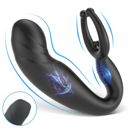 Multifunctional Vibrating Prostate Anal Plug with Remote Control