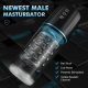 Hellofuntoys™ 7 Thrusting and Rotating Hands-Free Male Masturbator with Realistic Sleeve
