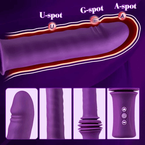 Powerful 3-IN-1 Heating Thrusting Vibrating Dildo 11.81in