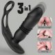 SAUL Glans 3 -Thrusting & 12 -Vibrating Cock Rings Prostate Massager