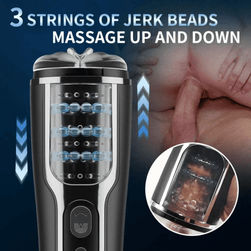Fenia - 66 Massage Rollers Thrusting Vibrating Masturbation Cup
