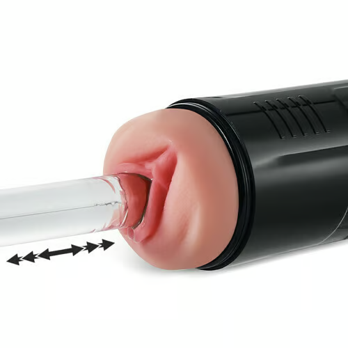 Black Widow 5 Suction 7 Vibration Electric Male Masturbator Cup