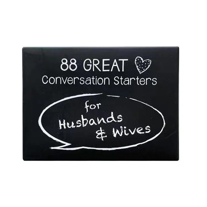 Hellofuntoys 88 Great Couple Quiz Card Game Love Talk Game for Couples Board Game Card